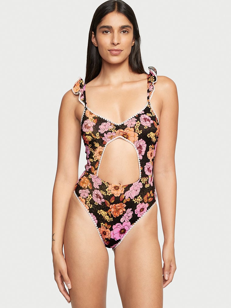 Maillot de bain à volants doux